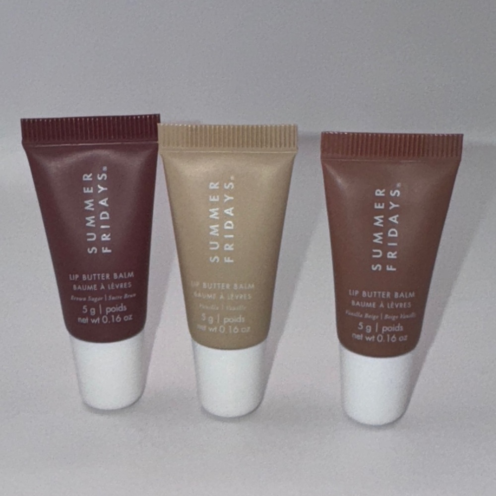 Sunday Riley 3 Lip Butter Balms travel size